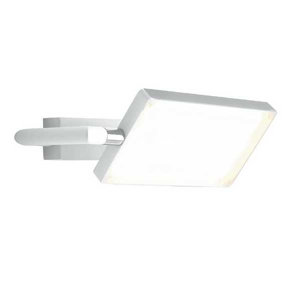 Applique LED BOOK in alluminio bianco con diffusore orientabile 18W LED-BOOK-AP-BCO