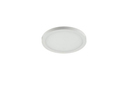 Incasso LED PLUS in alluminio bianco opaco e bordo effetto plafoniera 8W SKU INC-PLUS-R8M