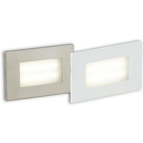 Faretto Incasso LED con placca o bianca o nickel IP65 BOLT per scatola 503 3W INC-BOLT-503CCT