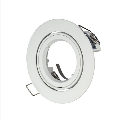 Portafaretto da incasso per GU10 orientabile bianco SKU 3645