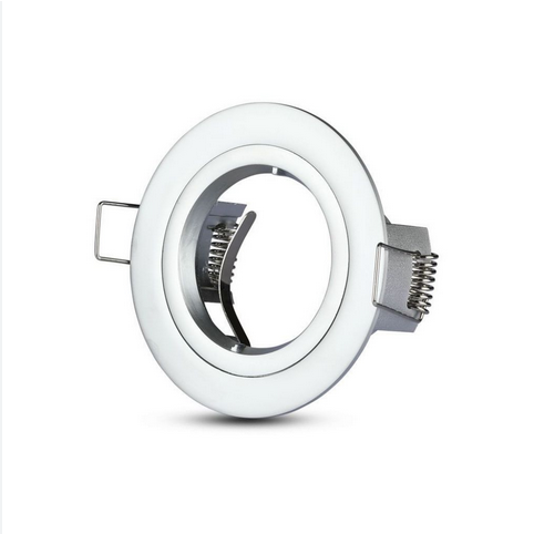 Portafaretto da incasso per GU10 argento sku 3644