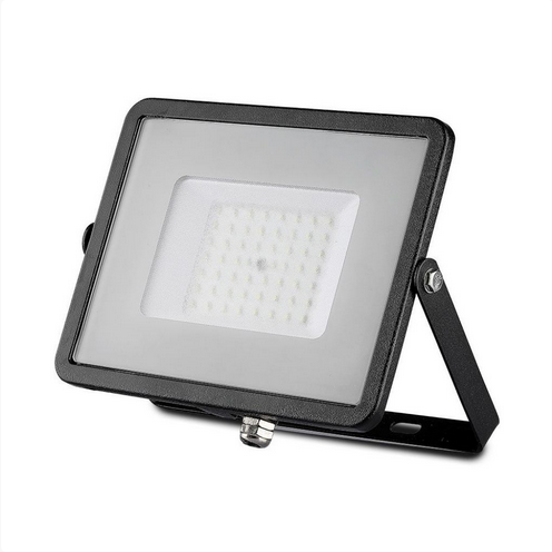 Faro LED SMD Chip Samsung 50W Colore Nero IP65 sku 21406/21407/21408Luce Calda
