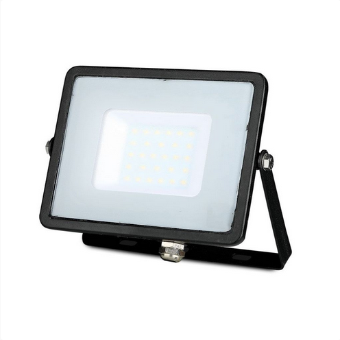 Faro LED SMD Chip Samsung 30W Colore Nero 3000K IP65 sku 400/401/402Luce Calda