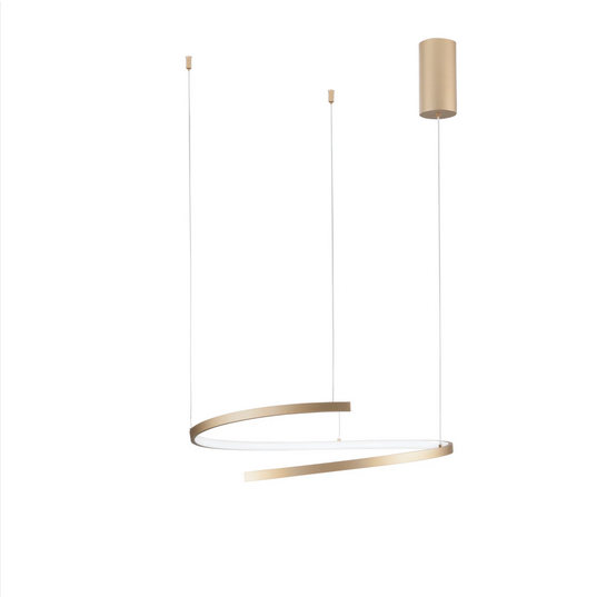 Lampadario LED MOMA in metallo verniciato oro con funzione CCT LED-MOMA-S60-ORO