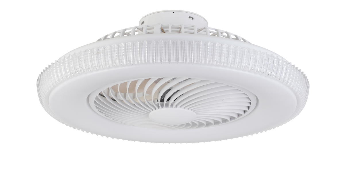 Plafoniera LED LEVANTE 40W con ventilatore estate/inverno 6 velocità LED-LEVANTE-INT
