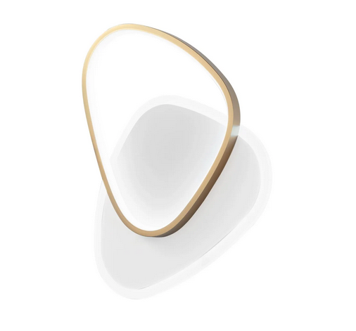 Plafoniera LED AYRTON rotonda in alluminio oro con funzione CCT 42W LED-AYRTON-R45-ORO