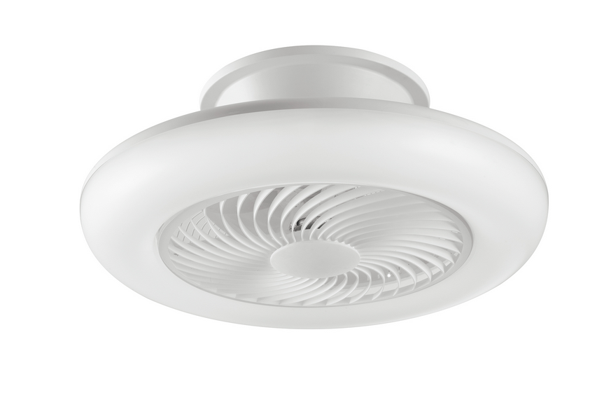 Ventilatore LED ALISEO 40W bianco 3 velocità con Wi-Fi e telecomando LED-ALISEO-INT