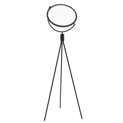 Piantana LED RADAR in metallo nero con diffusore orientabile 18W LED-RADAR-PT-NER