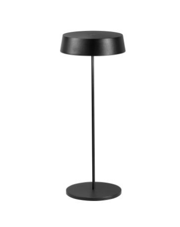 Lampada LED ricaricabile da esterno COCKTAIL in metallo nero con touch dimmer LED-COCKTAIL-NER