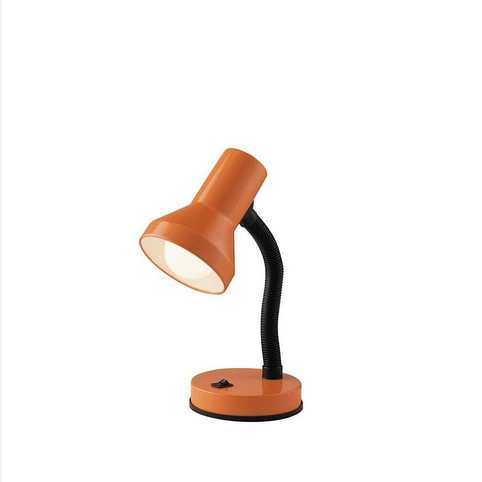 Lampada da lettura LDT arancione in plastica e metallo (1xE27) LDT032-ARANCIO