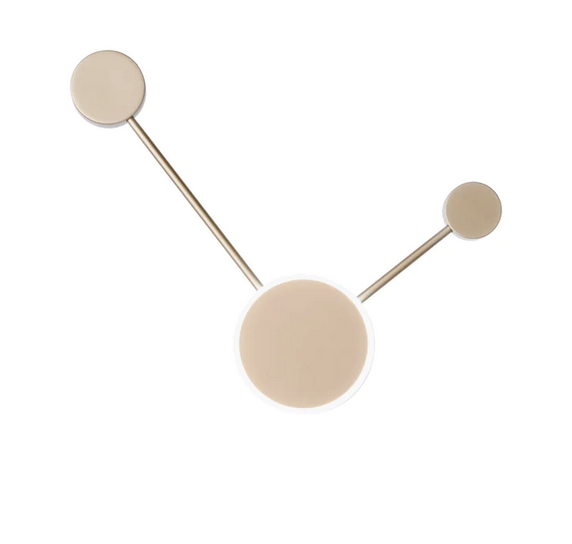 Plafoniera LED ETERE in alluminio oro 10W con CCT LED-ETERE-PL2 ORO