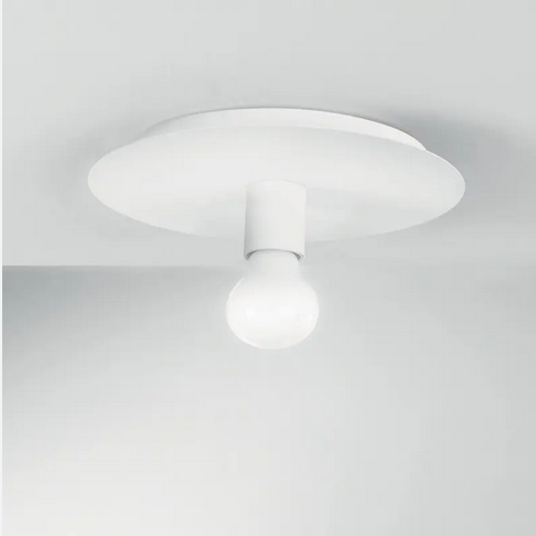 Plafoniera STRIKE in metallo bianco 1XE27 I-STRIKE-PL1-BCO