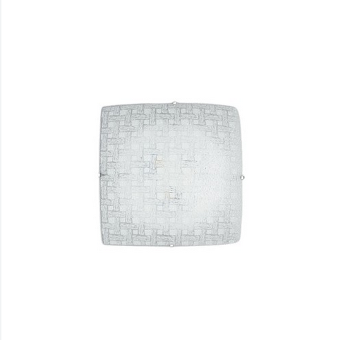 Plafoniera PAMELA in vetro bianca 24 W 4000 K I-PAMELA/PL40