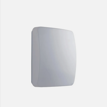 Plafoniera LED MOON Bianco in Acrilico 18W con CCT IP44 27x27x6,5cm I-MOON-Q28-CCT