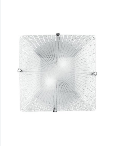 Plafoniera Iside bianca 2XE27 30X30 cm I-ISIDE/PL30