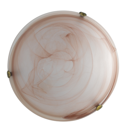 Plafoniera DUNA in vetro tabacco 40 cm sku 32/29401