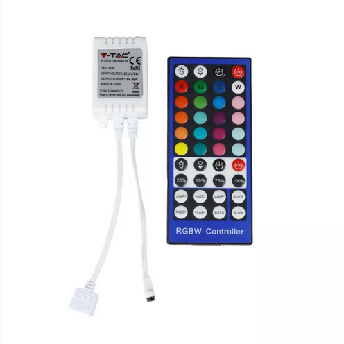 Controller per Strisce LED RGB+W Dimmerabile con Telecomando 40 Tasti sku 3326