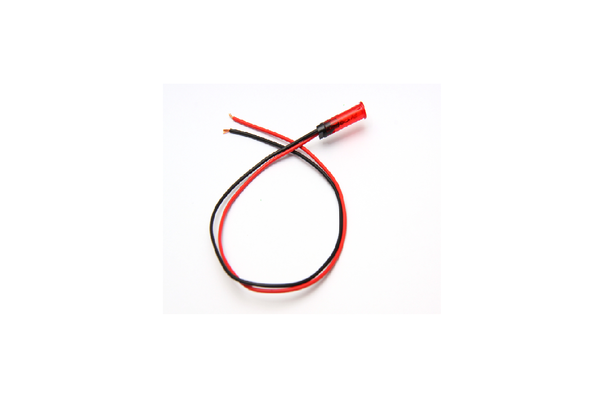 Microspia con LED 24 C SML (conf. da 25 pz)6V Rosso