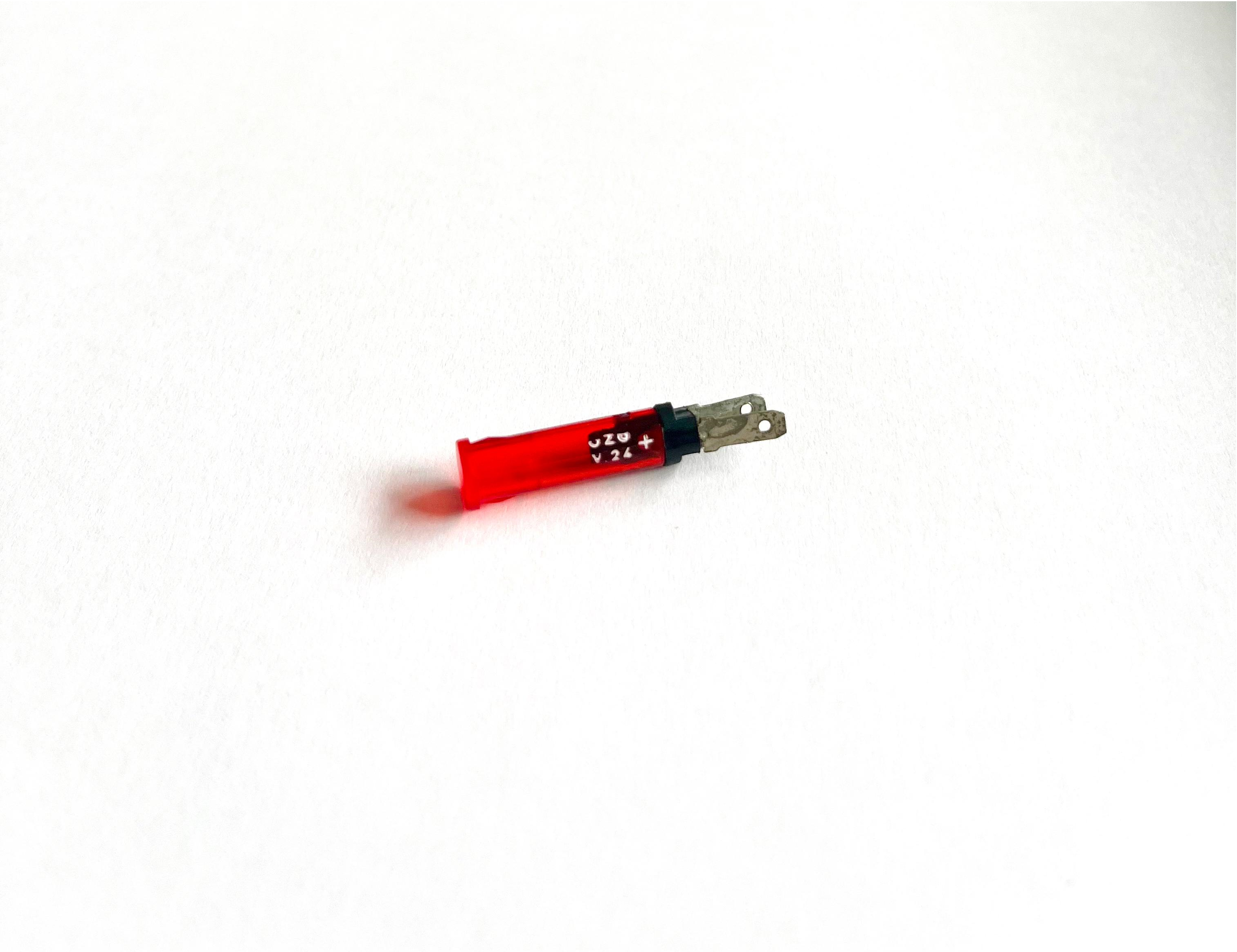 Microspia con LED 24 F SML (conf. da 25 pz)6V Rosso