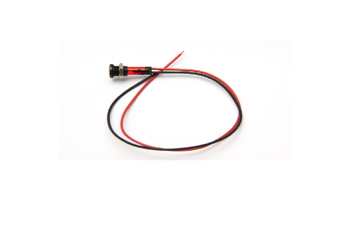 Microspia con LED GM24/C SML (conf. da 25 pz)6V Rosso