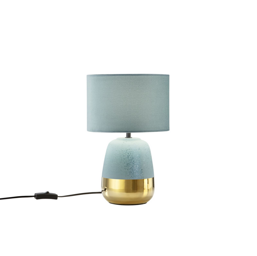 Lume sioux verde pavone/oro 22x22x45cm I-SIOUX-L-BO