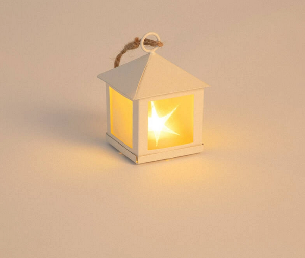 Casetta Natalizia LED a Pile 3