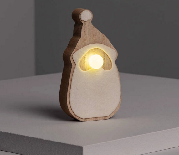 Babbo Natale LED con Batteria