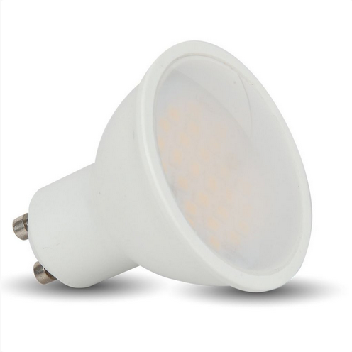 Faretto LED GU10 5W 110° Copertura Satinata sku 1685 / 1686 / 1687Luce Calda