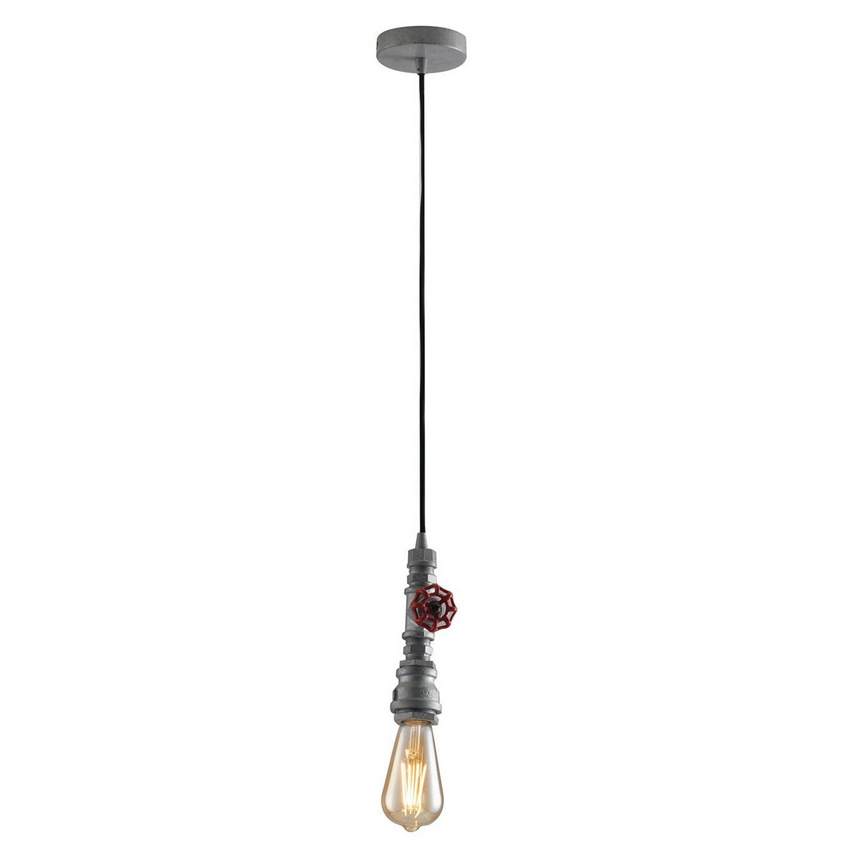 Sospensione Amarcord zincata 1XE27  I-AMARCORD-S1 ZN