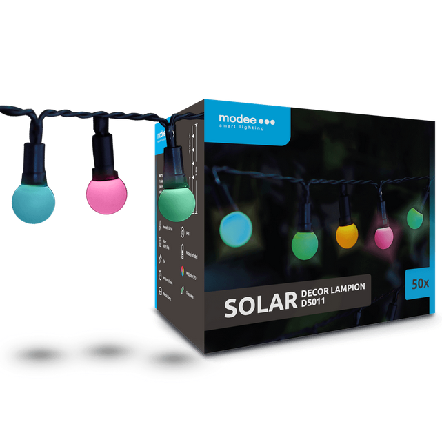 Catena solare decorativa a LED 50x4,9m 