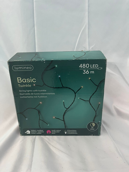 Ghirlanda di natale 480 led 36 mt multicolor