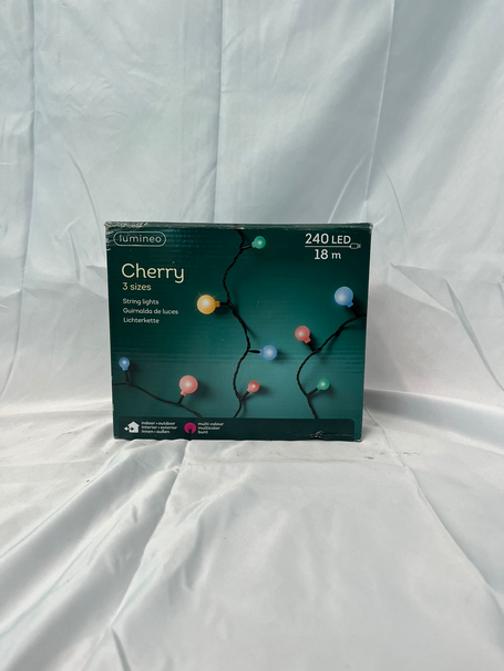 Ghirlanda di natale 240 led 18 mt multicolor Cherry