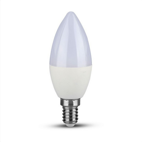 Lampadina LED E14 4W Candela sku 4216 / 4166 / 4122Luce Calda